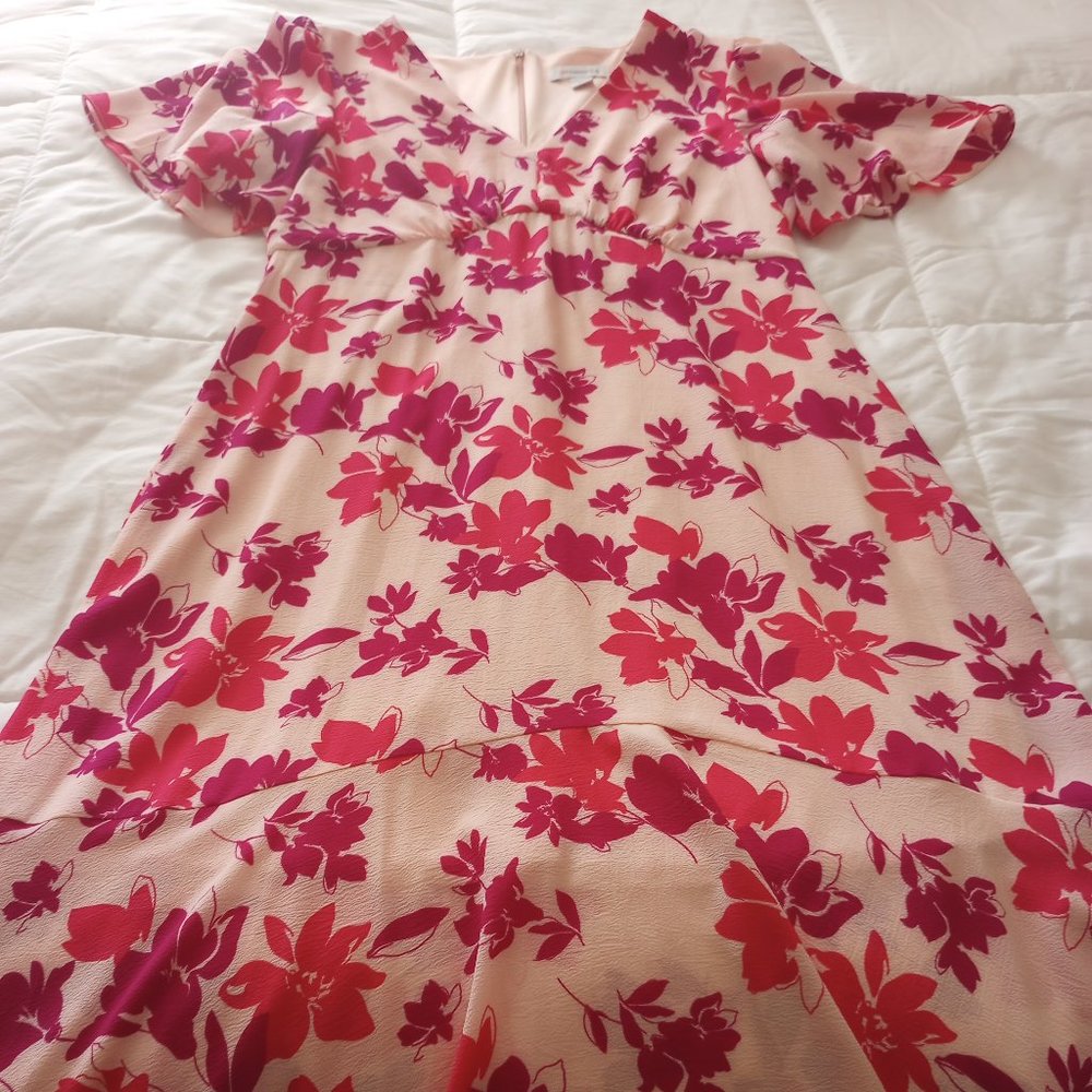 Pink floral Liz Claiborne dress